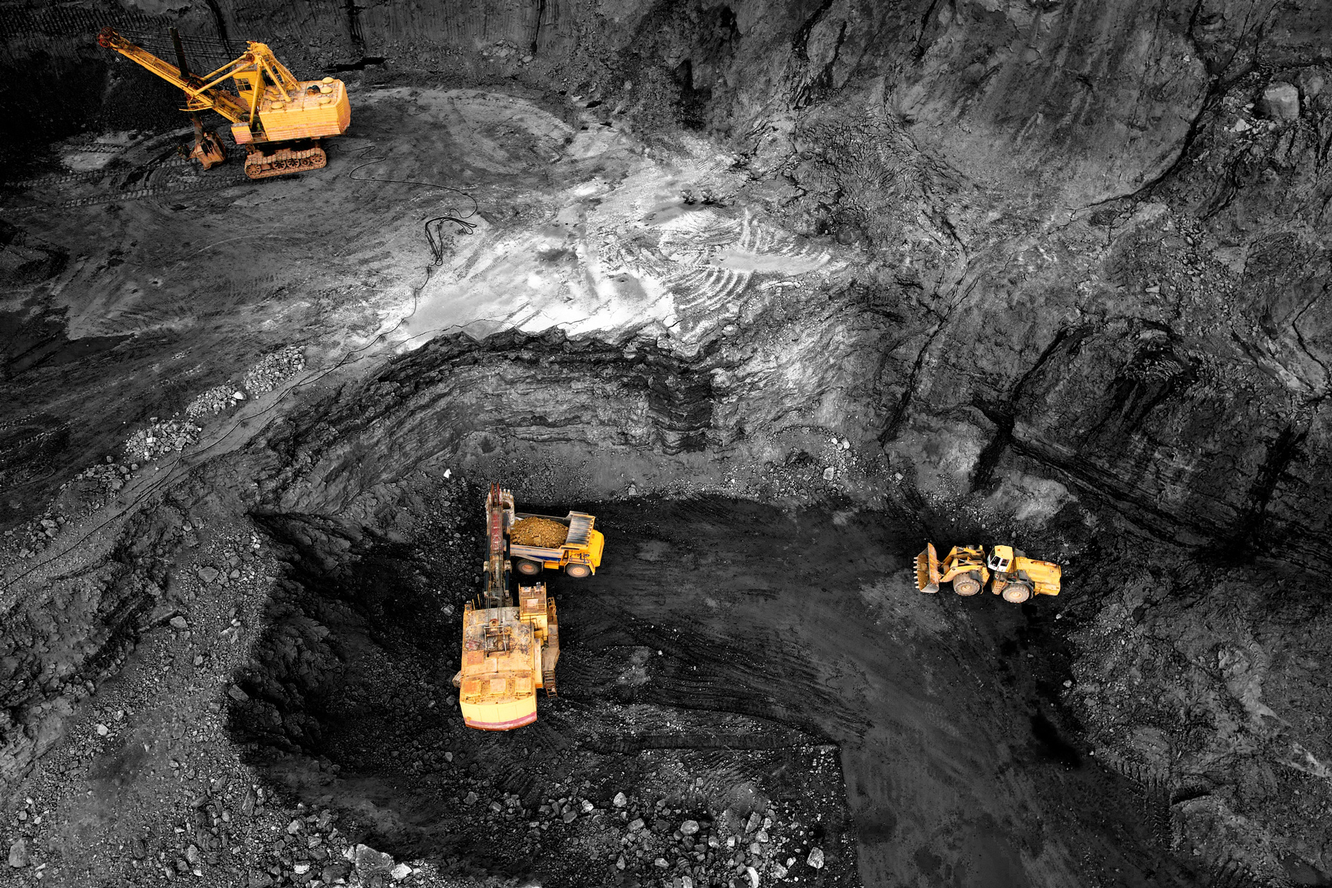 Image of a coal quarry