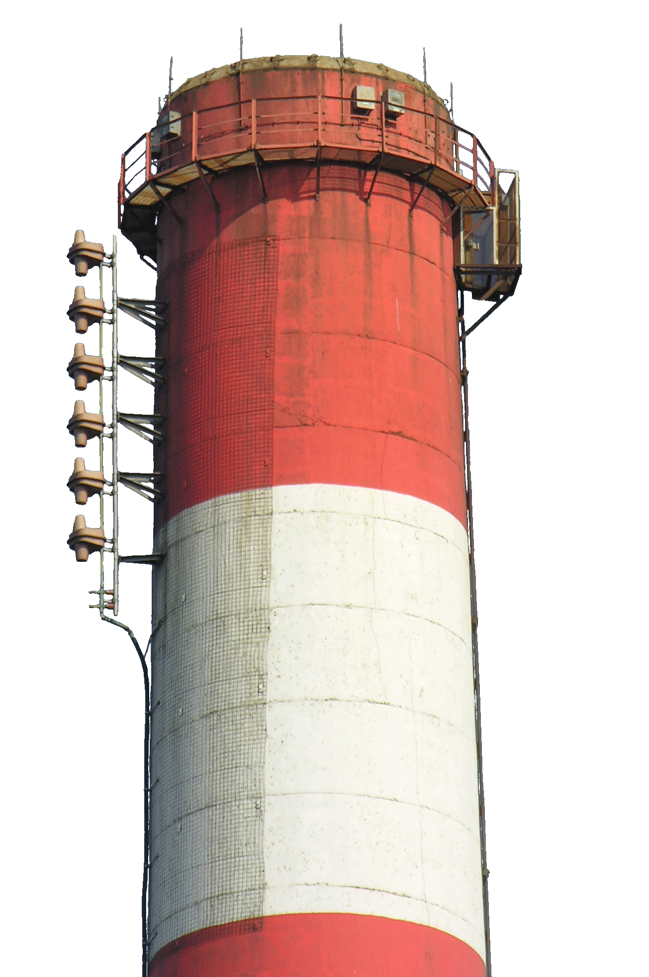 Image of a coal plant chimney